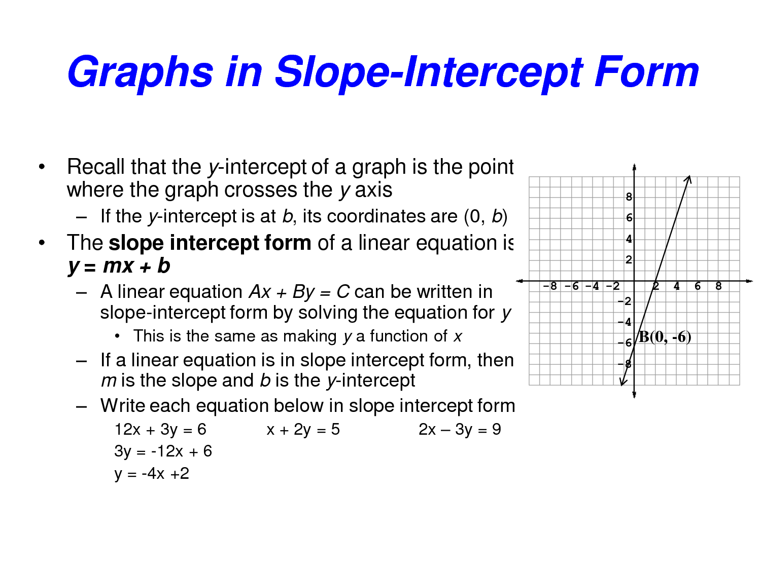 Unit 11-Linear Equations - Morales Mathematics Inside Graphing Linear Equations Practice Worksheet